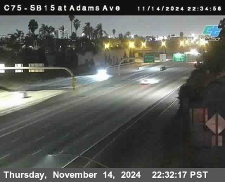 SB 15 at Adams Ave (On Ramp)