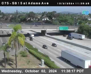 SB 15 at Adams Ave (On Ramp)