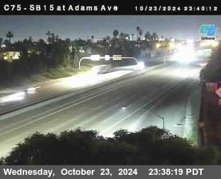 SB 15 at Adams Ave (On Ramp)