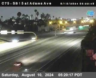 SB 15 at Adams Ave (On Ramp)