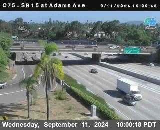 SB 15 at Adams Ave (On Ramp)