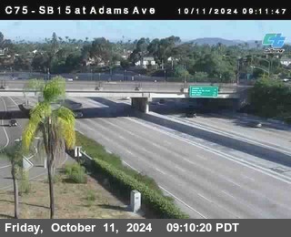 SB 15 at Adams Ave (On Ramp)