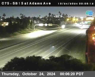 SB 15 at Adams Ave (On Ramp)