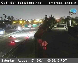 SB 15 at Adams Ave (On Ramp)