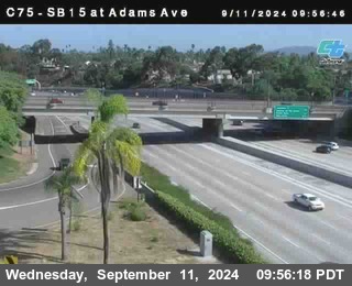 SB 15 at Adams Ave (On Ramp)