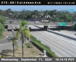 SB 15 at Adams Ave (On Ramp)