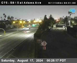 SB 15 at Adams Ave (On Ramp)