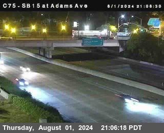 SB 15 at Adams Ave (On Ramp)