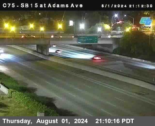 SB 15 at Adams Ave (On Ramp)