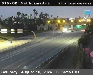 SB 15 at Adams Ave (On Ramp)