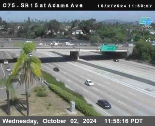 SB 15 at Adams Ave (On Ramp)