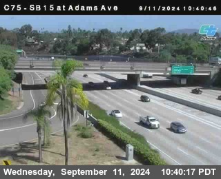 SB 15 at Adams Ave (On Ramp)