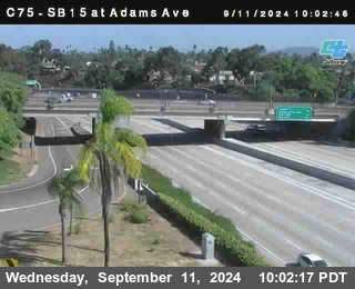 SB 15 at Adams Ave (On Ramp)