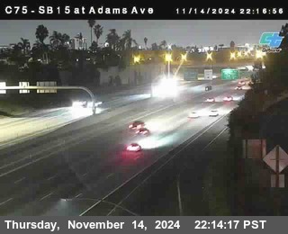 SB 15 at Adams Ave (On Ramp)