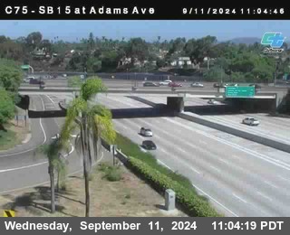 SB 15 at Adams Ave (On Ramp)