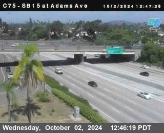 SB 15 at Adams Ave (On Ramp)