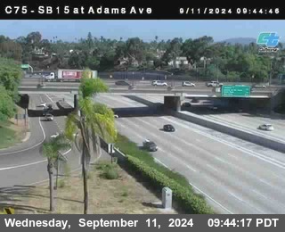 SB 15 at Adams Ave (On Ramp)