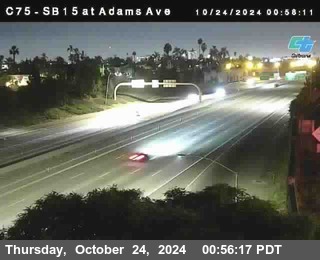 SB 15 at Adams Ave (On Ramp)