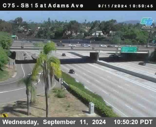 SB 15 at Adams Ave (On Ramp)