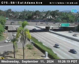 SB 15 at Adams Ave (On Ramp)