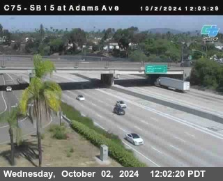 SB 15 at Adams Ave (On Ramp)