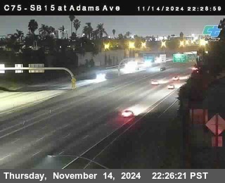 SB 15 at Adams Ave (On Ramp)