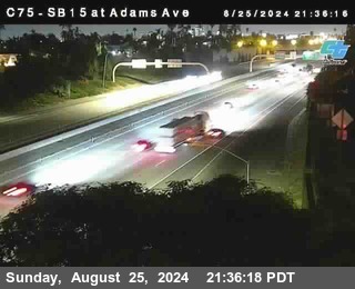 SB 15 at Adams Ave (On Ramp)