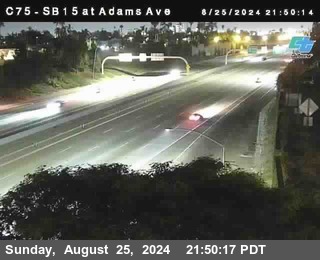 SB 15 at Adams Ave (On Ramp)