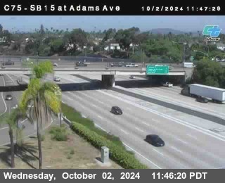 SB 15 at Adams Ave (On Ramp)