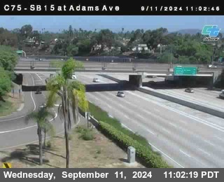 SB 15 at Adams Ave (On Ramp)