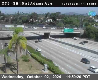 SB 15 at Adams Ave (On Ramp)