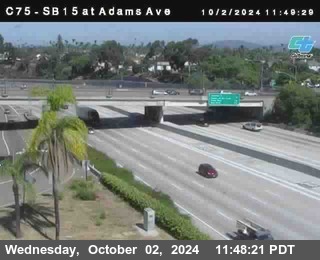 SB 15 at Adams Ave (On Ramp)