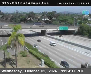 SB 15 at Adams Ave (On Ramp)