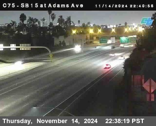 SB 15 at Adams Ave (On Ramp)