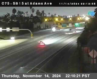 SB 15 at Adams Ave (On Ramp)