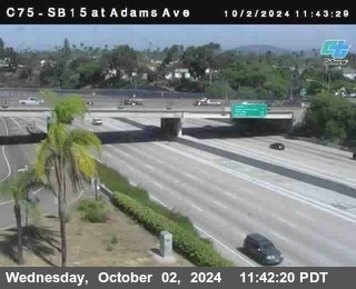 SB 15 at Adams Ave (On Ramp)