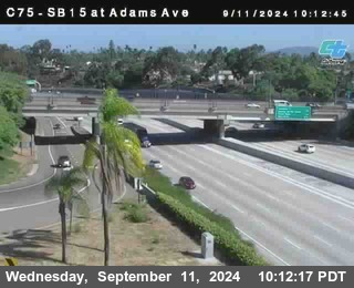 SB 15 at Adams Ave (On Ramp)