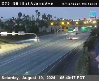 SB 15 at Adams Ave (On Ramp)