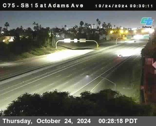 SB 15 at Adams Ave (On Ramp)