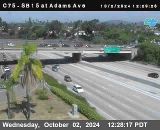 SB 15 at Adams Ave (On Ramp)