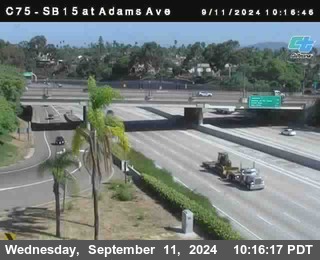 SB 15 at Adams Ave (On Ramp)