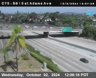 SB 15 at Adams Ave (On Ramp)