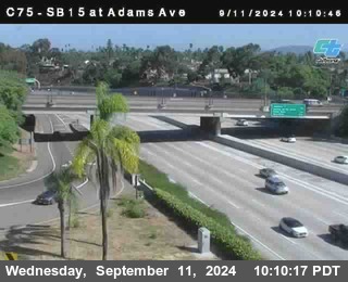 SB 15 at Adams Ave (On Ramp)