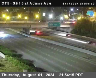 SB 15 at Adams Ave (On Ramp)