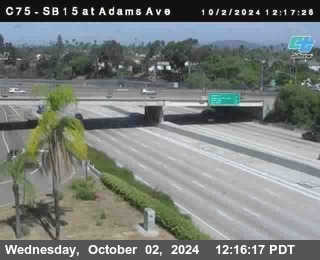 SB 15 at Adams Ave (On Ramp)