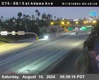 SB 15 at Adams Ave (On Ramp)