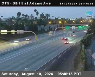 SB 15 at Adams Ave (On Ramp)