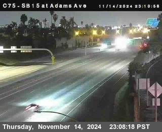 SB 15 at Adams Ave (On Ramp)