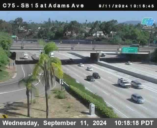 SB 15 at Adams Ave (On Ramp)