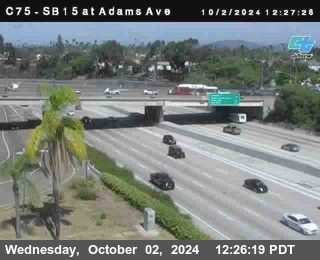 SB 15 at Adams Ave (On Ramp)